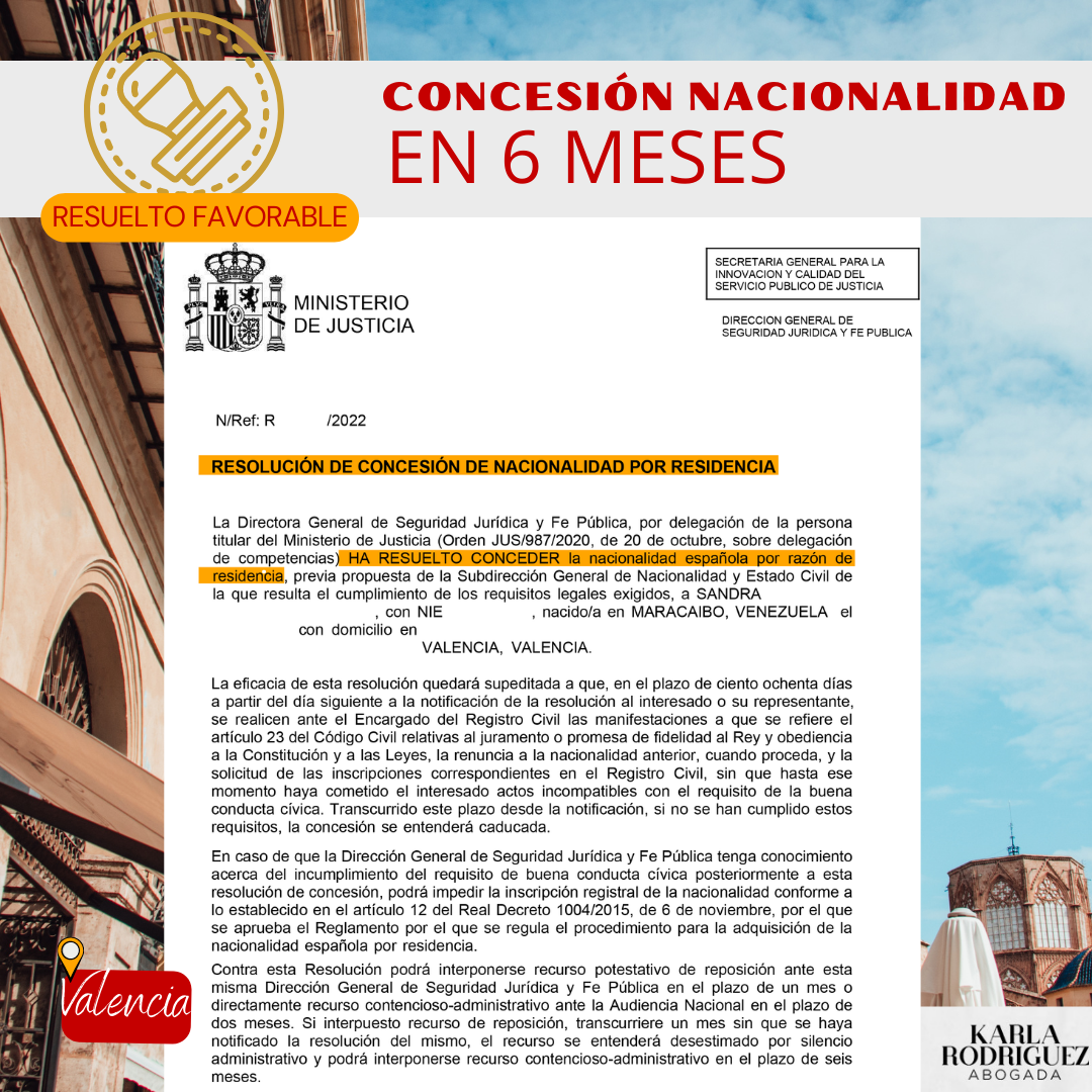 CONCESION DE NACIONALIDAD